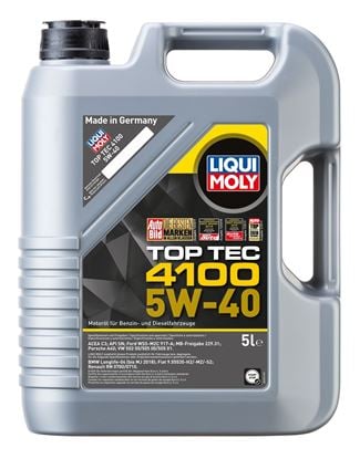 LIQUI MOLY Top Tec 4100 5W-40 4 Litre Motor Yağı