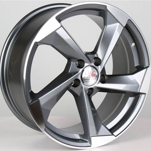 8.0X18" PCD 5x112 MTT Wheels E150 Matt Titanium Metallic Graphite ET40 66.45 mm
