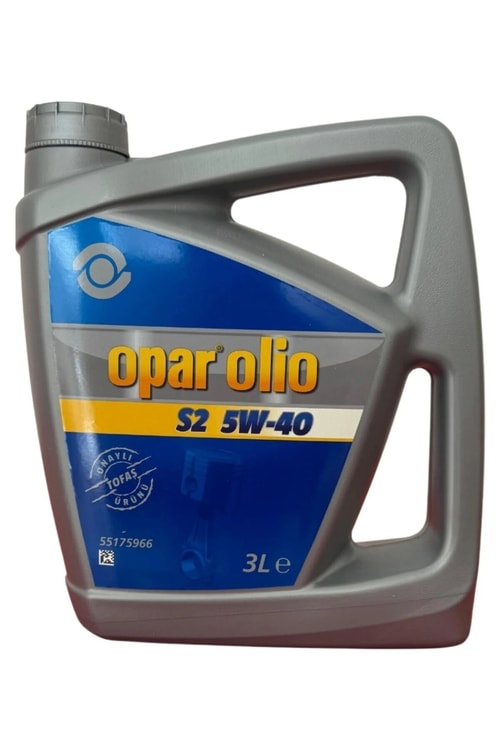 Opar S2 5W-40 3 Litre Motor Yağı