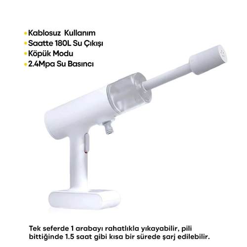 Xiaomi Mijia Kablosuz Araba Yıkama Makinesi