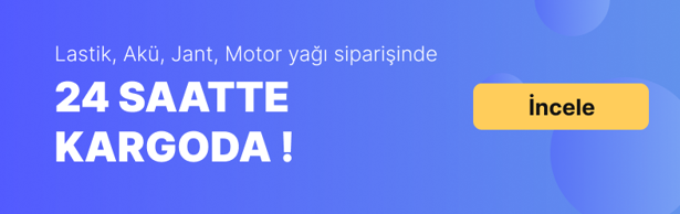 24 saatte kargo'da!